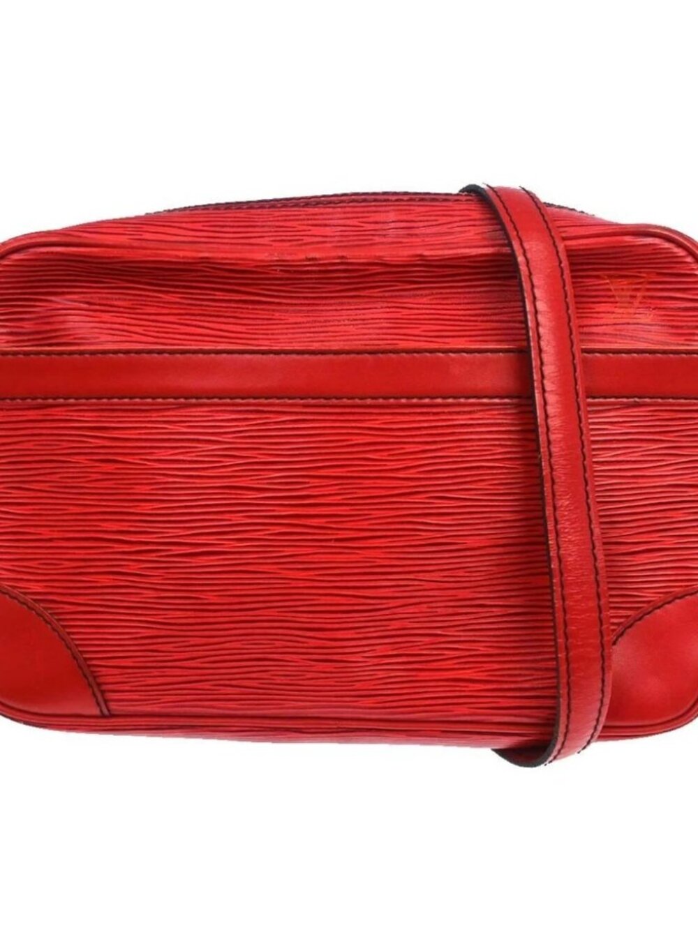 LOUIS VUITTON Epi Trocadero 23 Shoulder Bag Red